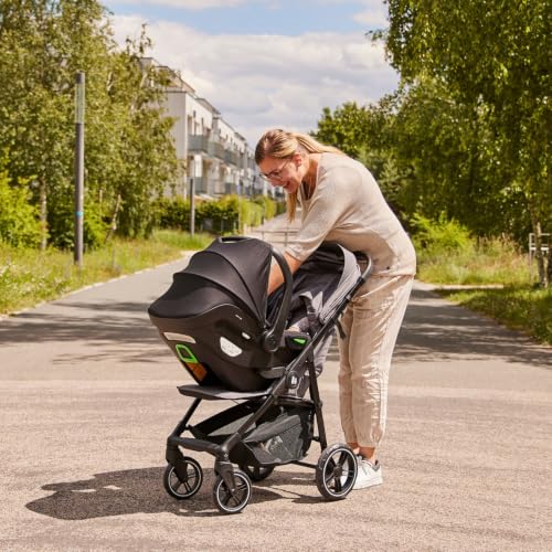 Miniatura 8 de Hauck Adaptador Universal Para Silla De Paseo Shop N Care Para Fijar Portabebés, Compatible Con Drive N Care O Con Soportes Maxi-Cosi, Fácil Fijación - Negro