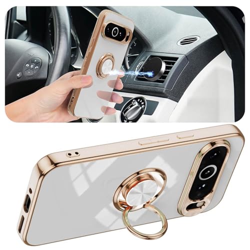 ILING Case for Google Pixel 9 Pro XL with 360 Degree Ring Kickstand - Image 4