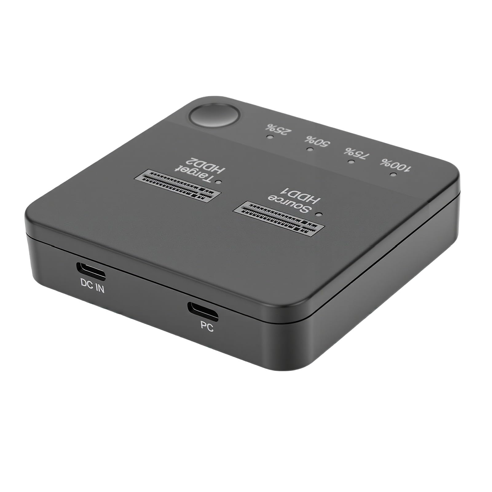 Docking Station Serial ATA M.2 Dual Bay, Custodia Duplicatore Dual Bay per Copia Offline, Supporto Chiave M.2 B Chiave B& 2230 2242 2260 2280 22110, Indicatore di Avanzamento LED,One