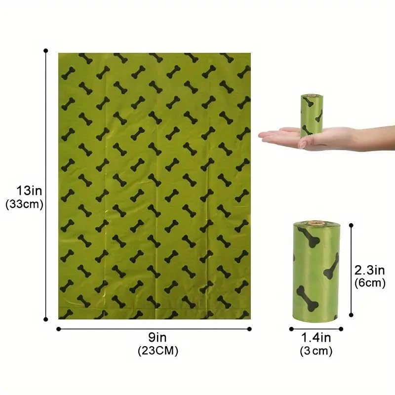 Image of Dogtor Puggins Biodegradable Poop Bags | Leak-Proof, Extra-Thick, Easy-Tear | 270 Bags (18 Rolls) | Eco-Friendly, Odor-Control | Supports Animal Welfare | Multipurpose Use