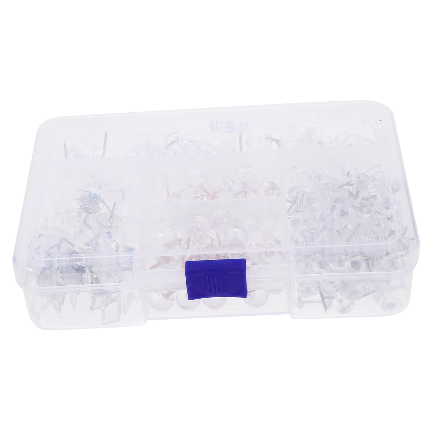 ARTIBETTER 4 Boîtes Broche de Bureau Poussoir punaises décoratives Bulletin punaises claires Planche Carte Punaise Pratique Broches compactes Petites Métal
