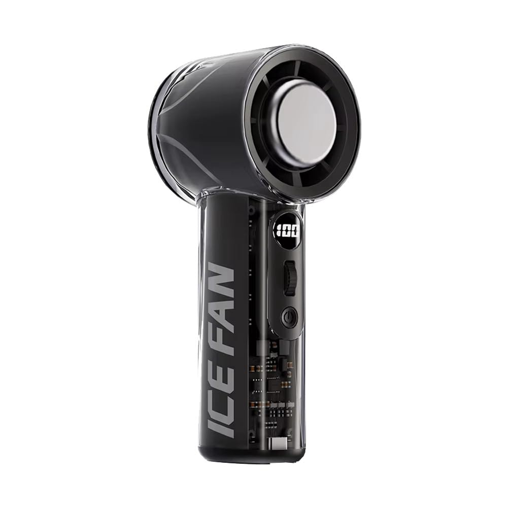 Ventilateur de refroidissement à glace portable pour bureau de voyage rafraîchisseur noir