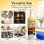 Nmoiat Kitchen Degreaser Spray, BBQ Grill Cleaner Spray, Heavy Duty Degreaser Spray For Outdoor Grill Oven Cleaner, Outdoor Use, Fast-Acting Grease Removal