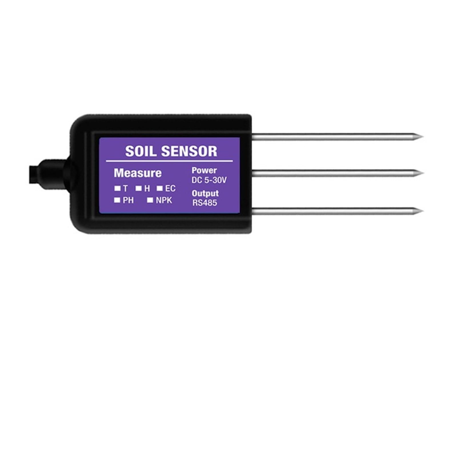 UWUKCJOKQ RS485 Modbus Soil Sensor 7 in 1 Measures Moisture Temperature Humidity EC PH NPK(Th-npk)