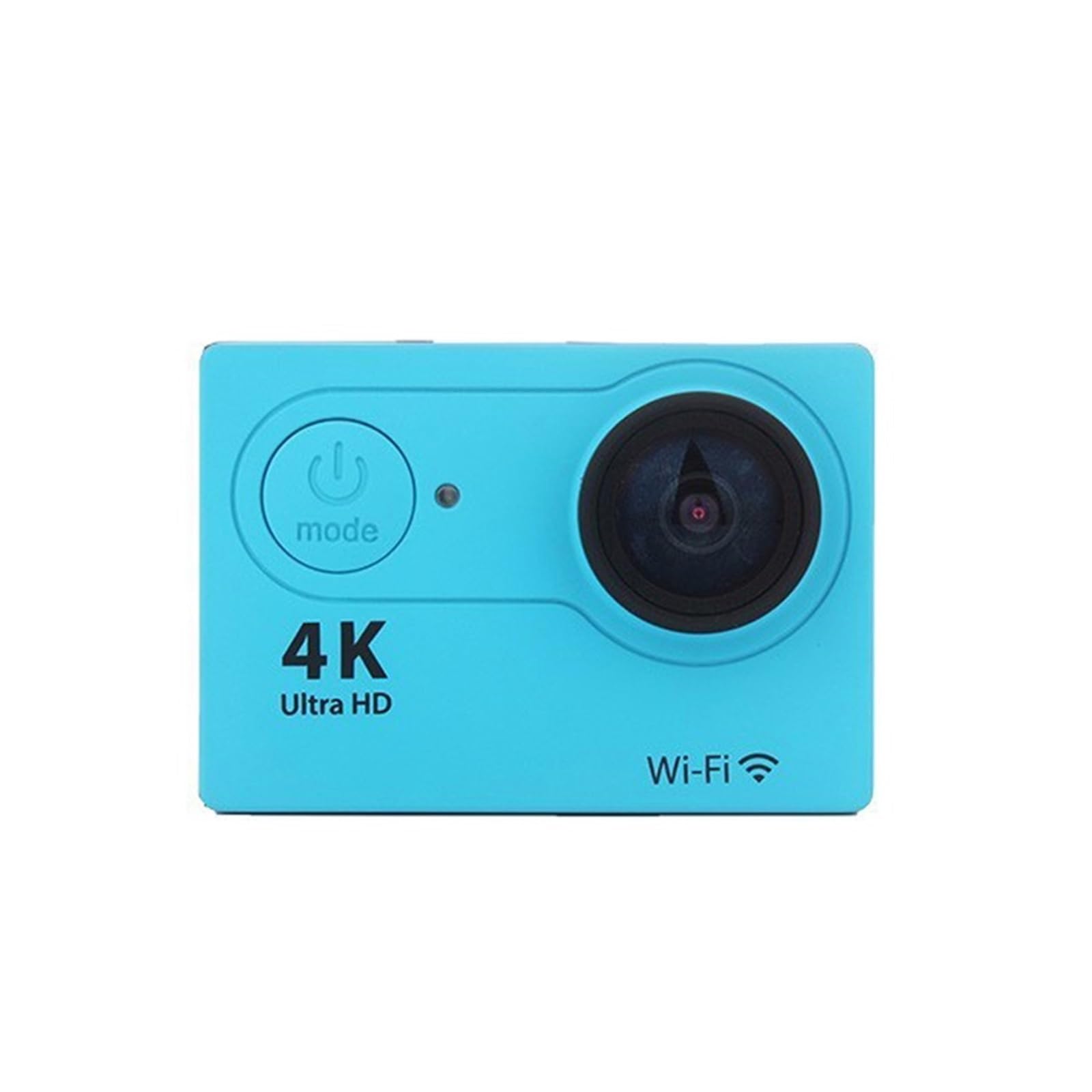 WiFi 4K 1080P/30FPS 2.0in 170D Helmet Action Camera Anti Shake | Records outdoor sports, travel, riding, helmet and action video with portable wide-angle camera functions(Blue)-image-5