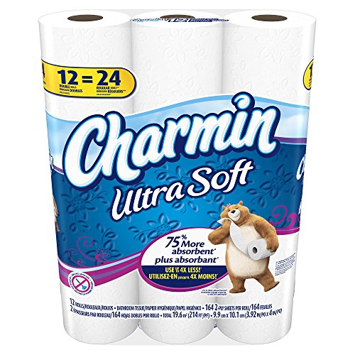 Image of Charmin Ultra Soft Double Roll Toilet Paper, 12 Count