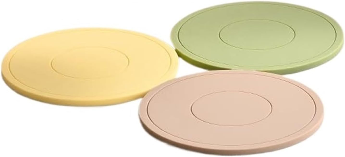Placemats Set Of 6 - Table Mats, For Dining Coaster Kitchen Pot Trivets With 1 Gold Triangle Holder