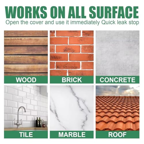 Image of Transparent Waterproof Adhesive Glue (300g) - Anti-Leakage Invisible Coating Layer with Application Brush for Bathroom Tiles, Balcony, Roof Cracks, and External Wall Leakage Repair