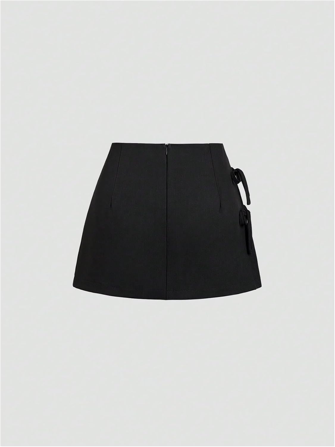 Milumia Women's Bow Knot Side Split Mini Skirt Sexy Flare Hem A Line Going Out Skorts - Image 3