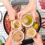 Olla Caliente 130 0w 220v Olla caliente eléctrico macetas de sopa doble shabu utensilios de cocina cocina interior potes sin humo sin palo de acero inoxidable shabu divisor caliente olla caliente olla