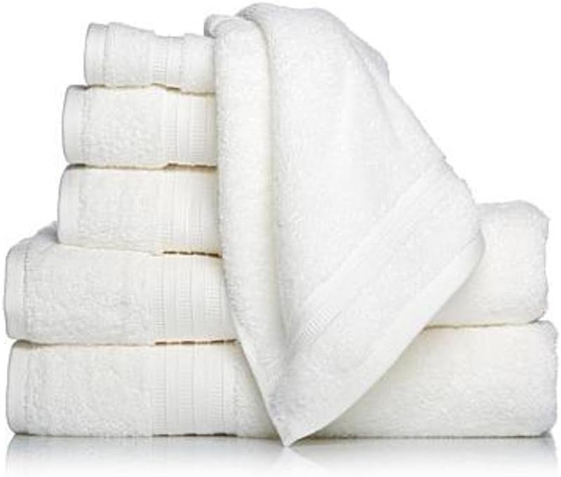 Concierge Collection 12-piece Turkish Cotton Towel Set - White