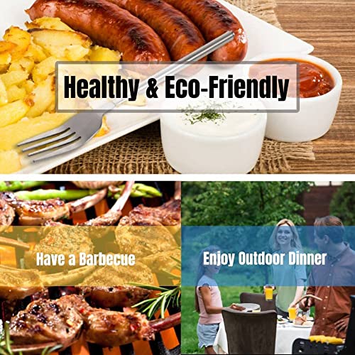 Telescopic Fork,Extendable Fork,Extending Fork,64cm Long Stainless Steel Retractable Fork Extendable Dinner Fruit Dessert Fork Cutlery 8.7-25.4inch