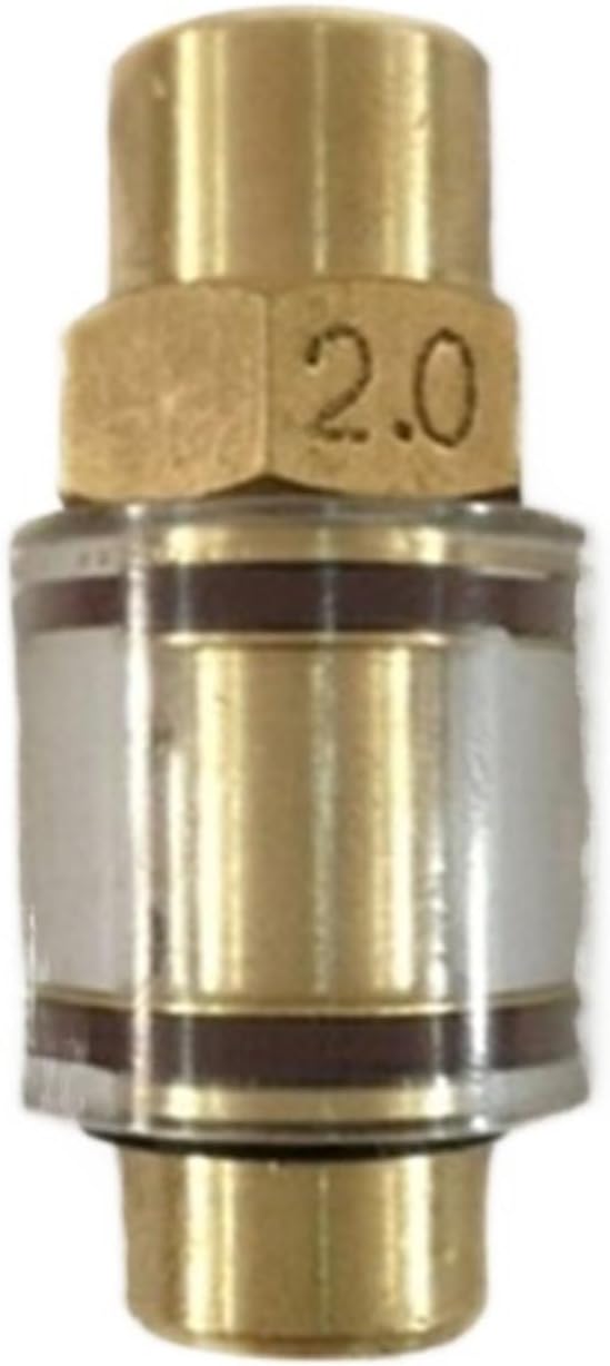 1pc 1/8" All Copper Transparent Visual Oil Check Valve Oil Sight Glass Screw Air Compressor Accessories(DN0.8)