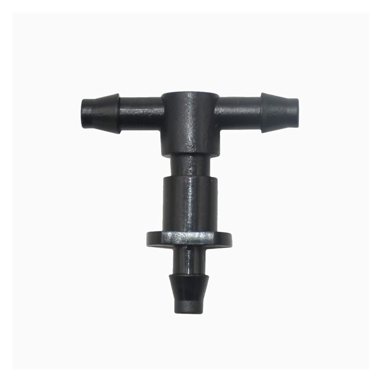 Manguera de jardín de conexión rápida 400 piezas de 1/4" de tres vías separador de agua, manguera extraíble 4/7 conector en T, Jardín de riego de tres vías de la lengüeta de irrigación por goteo