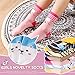Girls Socks Unicorn Gifts Kids Crew Funny Cotton Cute Animal Novelty Cartoon Pattern Fashion Crazy Socks 6 Pairs (6 Pairs Stripe, 3-5 Years)