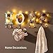 Battery Operated Cute Honeybee Fairy String Lights Decorations, 10 ft 30 LED Bee Decorative Lights for Bedoom Flower Tree Dorm When Wedding Birthday Party Indoor Outdoor Hanging Lighting Decoration