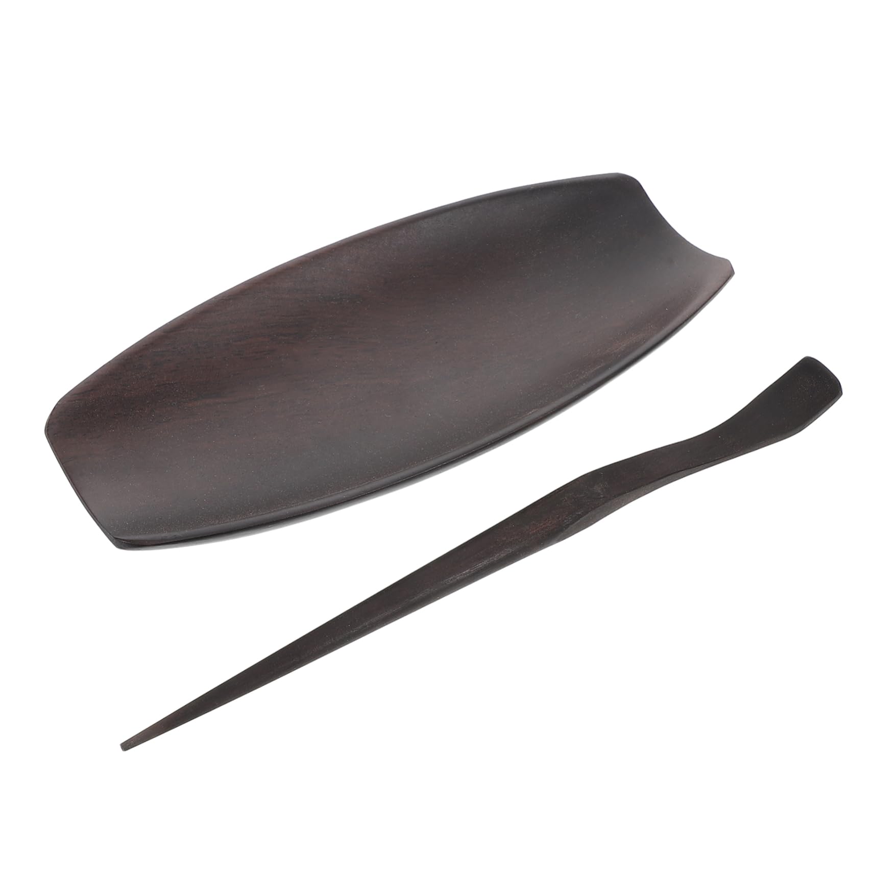 GRIRIW Set of 5 Classic Chinese Tea Ceremony Tools Tea Scoop Leaf Holder and Bean Plate for Kung Fu