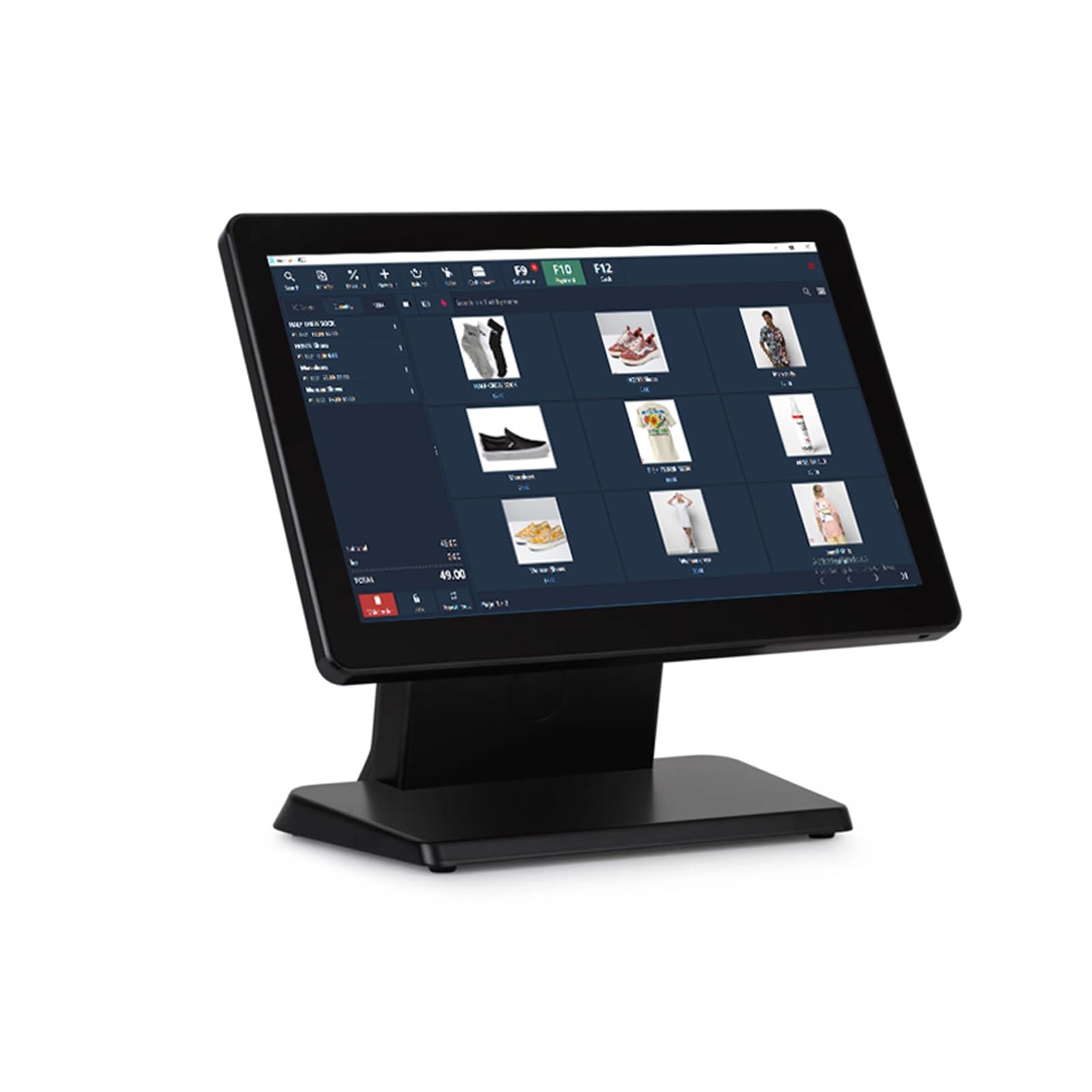 Registratore di Cassa, registratore di Cassa con Sistema POS, Touch Screen da 14 Pollici con VFD e Software per Negozi al Dettaglio, per Piccole attività commercia,I3 4g 64g WiFi Vfd-1
