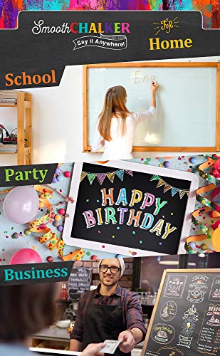 Liquid Chalk Markers, 8-Color Superfine 1 Mm Tip Erasable Marker Pen, Suitable For Glass, Whiteboard, Blackboard Label #TOP1