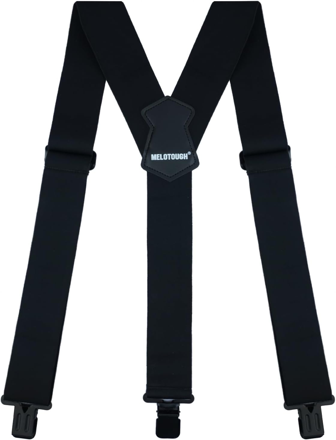 Men's Suspenders 2 Inch Wide Elastic Y Back Suspenders for Men Heavy Duty Suspender with Strong Clip for Pants