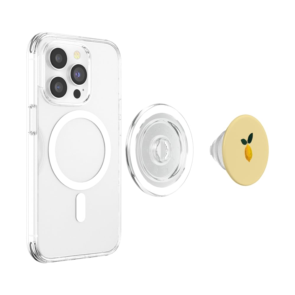 Jaune - Citron d'été pour l'été PopSockets PopGrip pour MagSafe