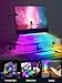 KANTUTOE Monitor Down Light Bar, RGB Screen Desk Light PC, Dimmable LED Dynamic Rainbow Effect, Adjustable Brightness, Speed and Music, Remote Control Color Change, for Game Room