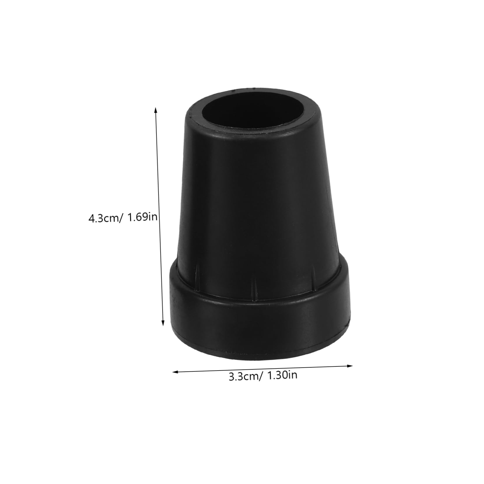 KOMBIUDA Cane Tip Protectors 8pcs Plastic Walking Stick End Cap for Walker Tips Replacement