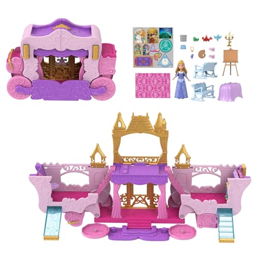 Mattel Disney Princess Carriage to Castle Transforming Playset