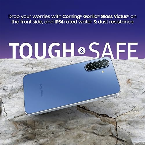Image of Samsung Galaxy F17 5G (Violet Pop, 4GB RAM, 128GB Storage) | 6.7 inch FHD+ Super AMOLED Display | Exynos 1330 Processor | 50MP OIS Triple | 13MP Front Camera | 5000mAh | 25W Fast Charging | IP54 Rating