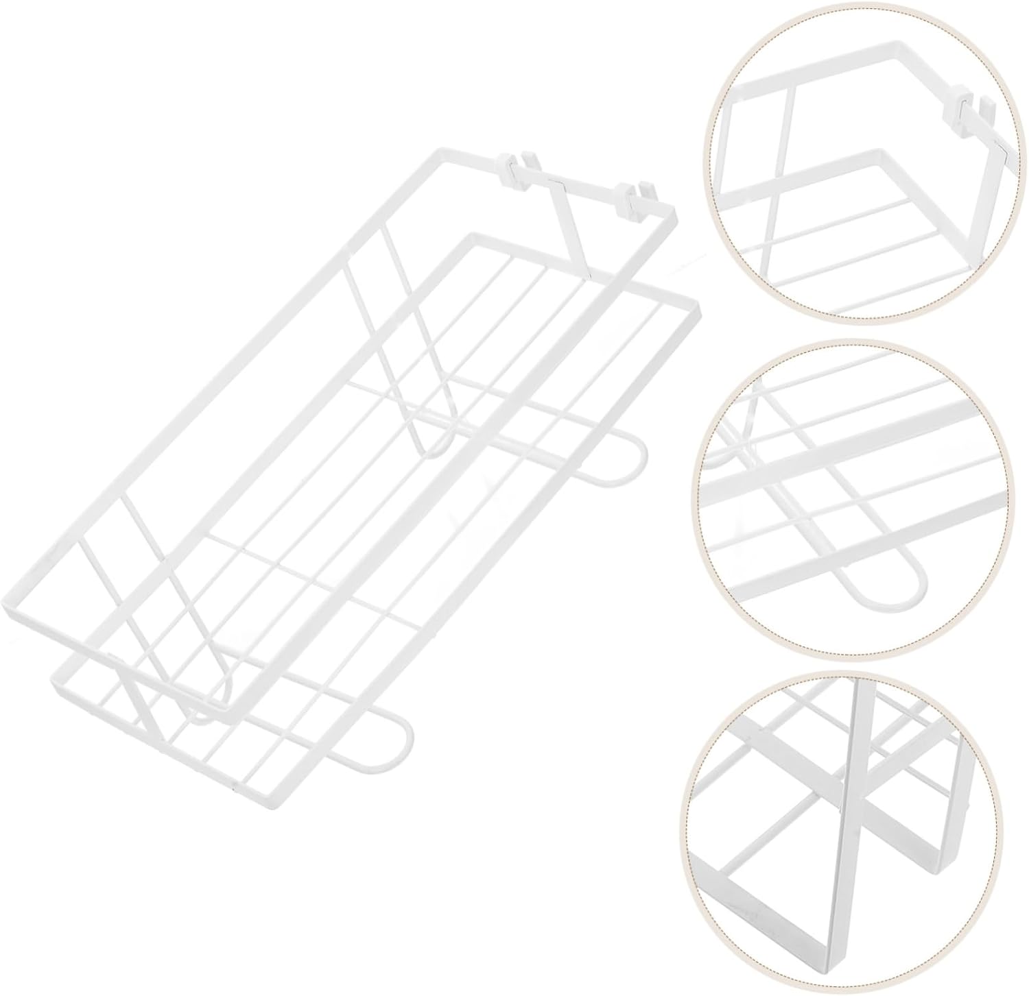 KICHOUSE Toilet Storage Rack Space-Saving Bathroom Organizer for Toiletries and Essentials for Bathrooms and Rvs Sturdy and Design Single