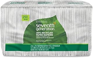 SEVENTH GENERATION NAPKINS,LUNCH WHITE, 250 CT