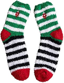 Christmas Socks Christmas Tree Snowflake Snowman Bow Cotton Socks Novelty Colourful Pattern Christmas Socks Clothing Socks Cute Design Socks for Men Women Wise Trainer Socks