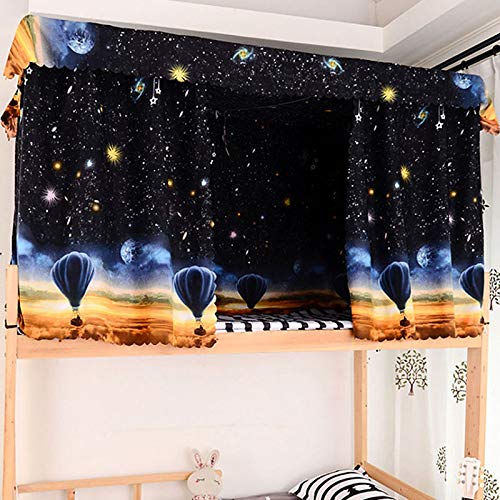 Sun Kea Bunk Bed Curtains Students Dormitory Single Bed Canopy Black-Out Cloth Dustproof Protection Mosquito Net Decor