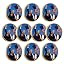 10 Pieces Blue-gold