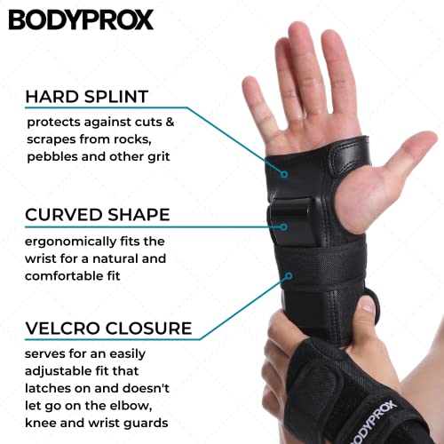 Bodyprox Knee Pads Elbow Pads Wrist Guards Set For Inline Skating, Skateboarding, Roller Derby, Bmx Ride, And Rollerblading (Small) #TOP5
