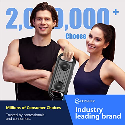 Comfier Powerful Deep Tissue Massager Gun With 3 Variable Speeds Vibration,Back Massager For Back Pain,Muscle Massage Gun For Athletes,Chiropractor Tools&Chi Machine,Gifts For Him,Her Home Gym Use #TOP6