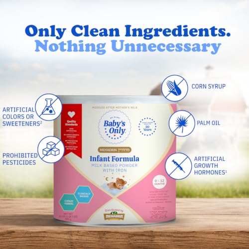 Image of Baby's Only Mehadrin Baby Formula, Infant Formula Powder, 21 oz, 1 Pack
