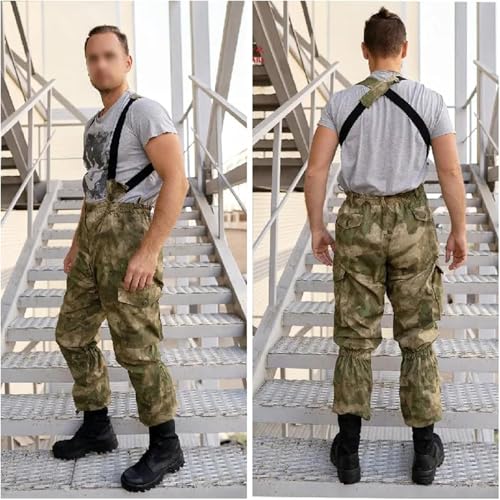 Uniforme de combat militaire robuste en tissu camouflage tactique Vert B - 3