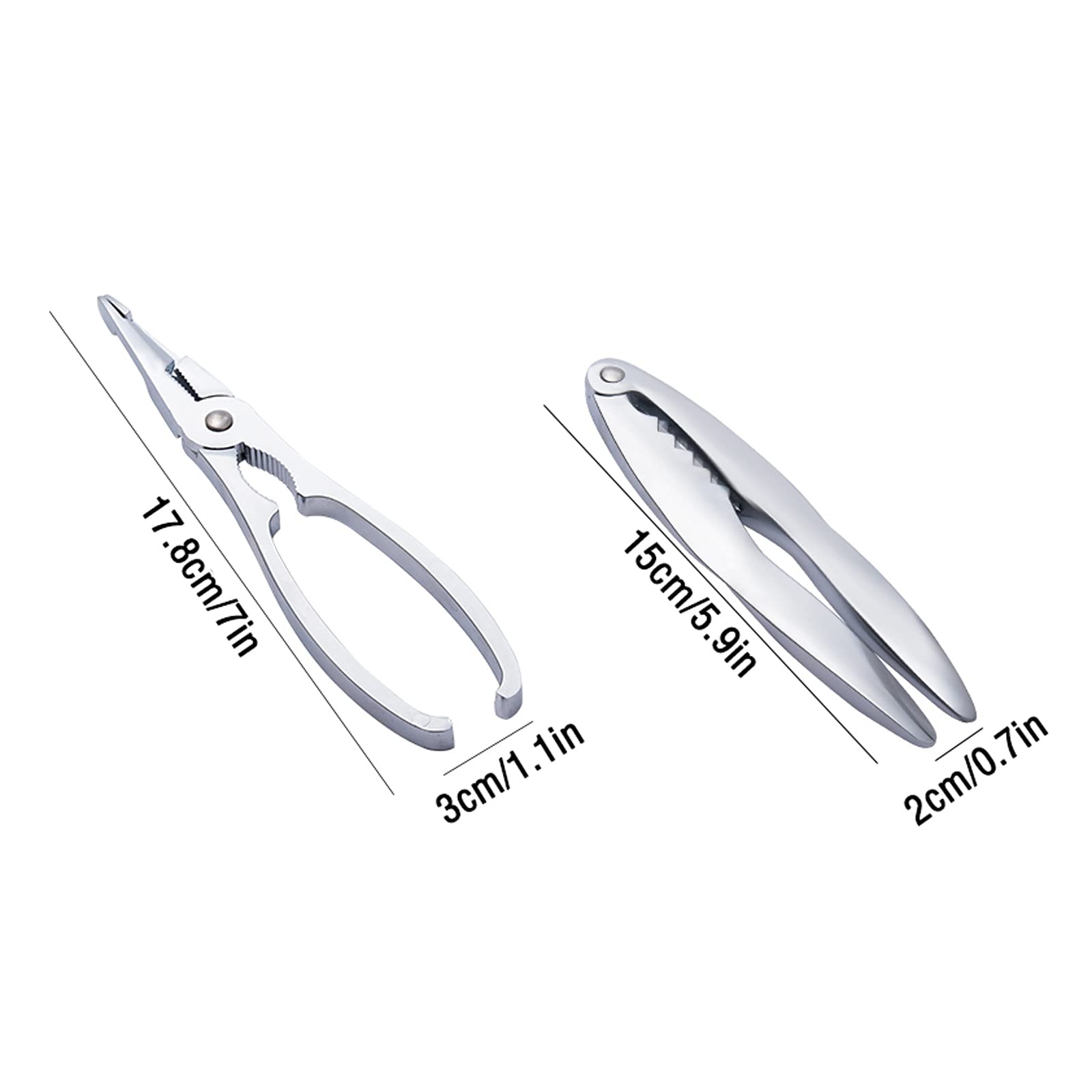Set di Utensili per Frutti di Mare Set di Utensili per Frutti di Mare da 6 Pezzi, Inclusi 2 Biscotti per Frutti di Mare, 2 Selezioni di Frutti di Mare, 2 Forchette per Fr