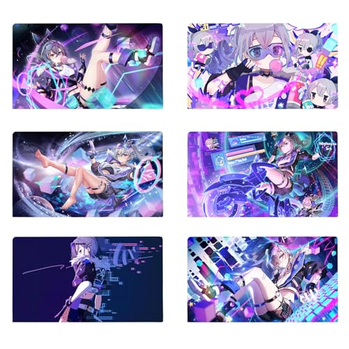 崩壊スターレイル 韓国 長パッド 銀狼 姫子 PCマット デスクマット