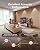 HIGRELIFE Wood Slat Acoustic Wall Panels, 3D Wall Panels with High Density Core for Echo Reduction, Easy DIY, for Living Room, Bedroom, Studio and More,Safe for Kids (Teak, 47.2"×23.5"-2 PCS)