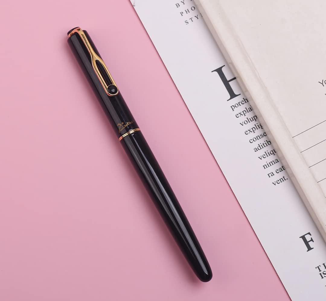 Picasso 620 Yummy Candy Series Fountain Pen with Gift Box (Black, EF Nib 0.35mm)