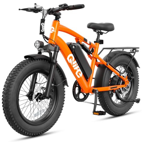 Qlife Racer Fat Tire 2.0 Electric Bike for Adults-Peak 1500W/1800W Motor