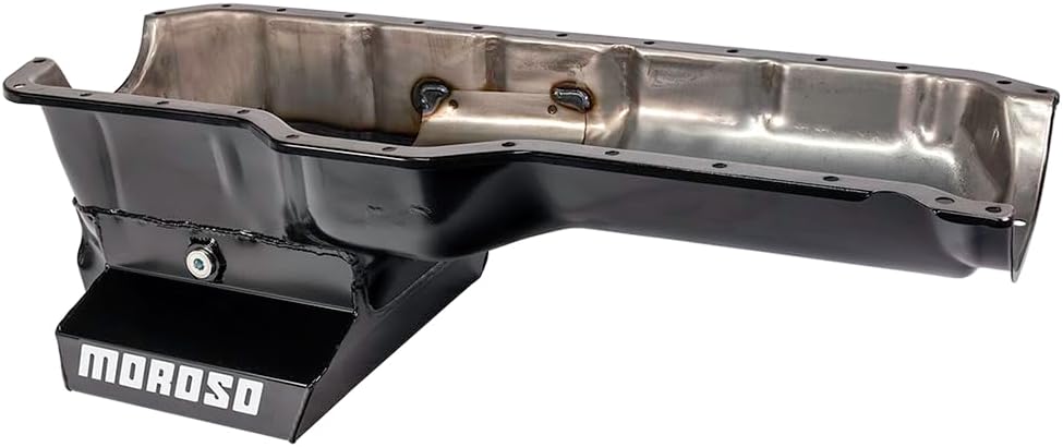 Moroso 27862 Steel Oil Pan, Fits Jeep 4.0 I6 Engine, Use in Jeep TJ/XJ/YJ Chassis