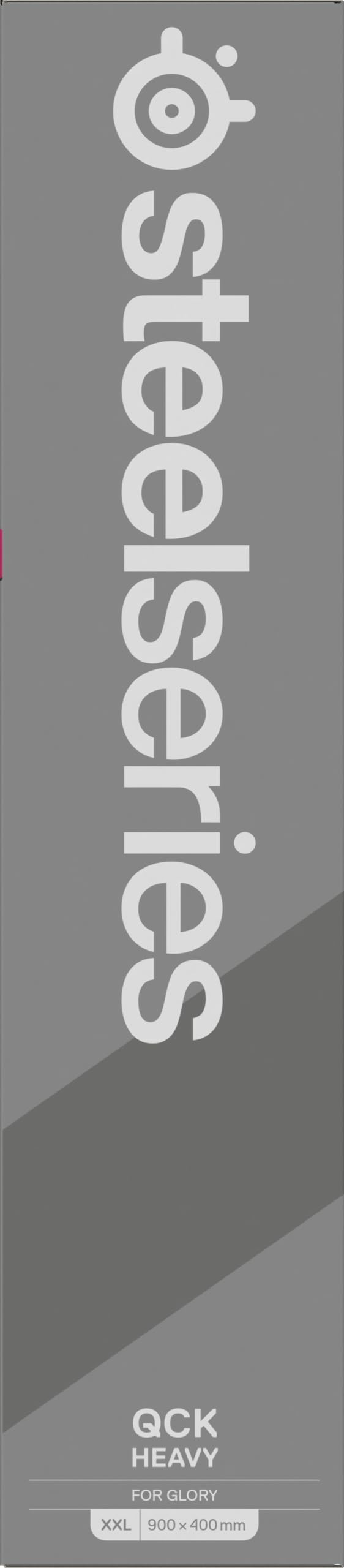 SteelSeries QcK - Tappetino per mouse da gioco pesante, base in gomma siliconica spessa e antiscivolo, tracciamento del picco, ottimizzato per giochi FPS, MOBA, RTS, MMO, dimensioni XXL, 900 mm x 400