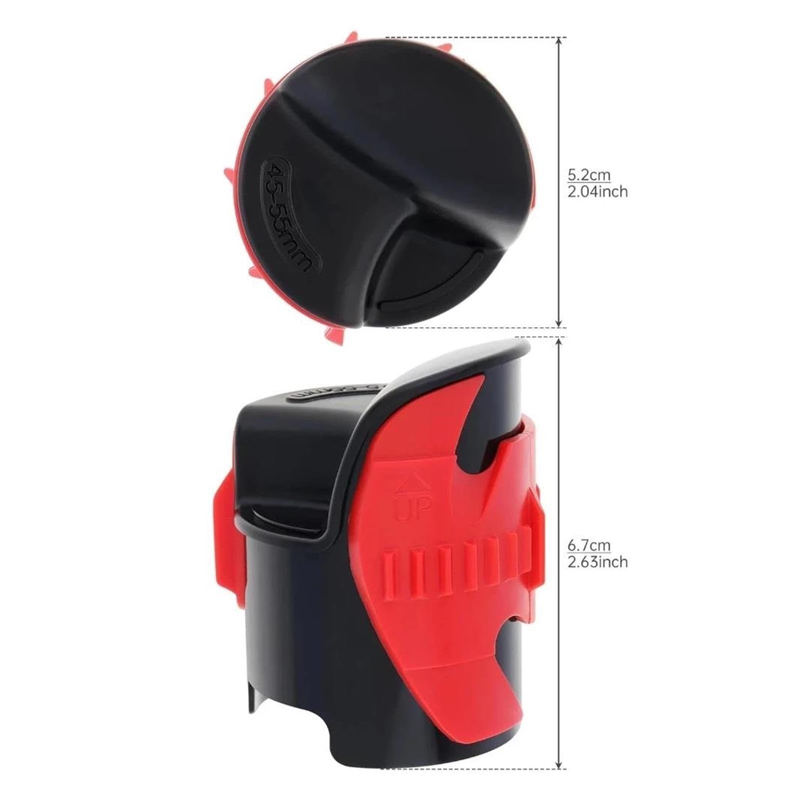 Herramienta Universal para Limpiar El Retén De La Horquilla Delantera Motocicleta (45-55 Mm)(Black and Red)