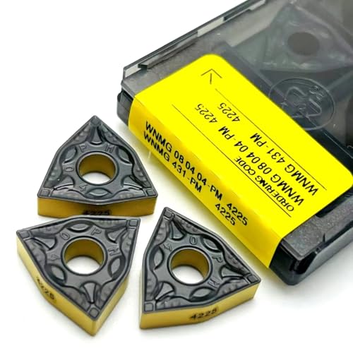 Herramientas de Torno 10pcs WNMG080404 Insertos de Carburo Externo CNC miniatura 2