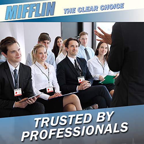 MIFFLIN Safety Lanyards for ID Badge Holder & Face Mask (Black, 36 Inch, 100 Bulk Pack) - Thumbnail 3