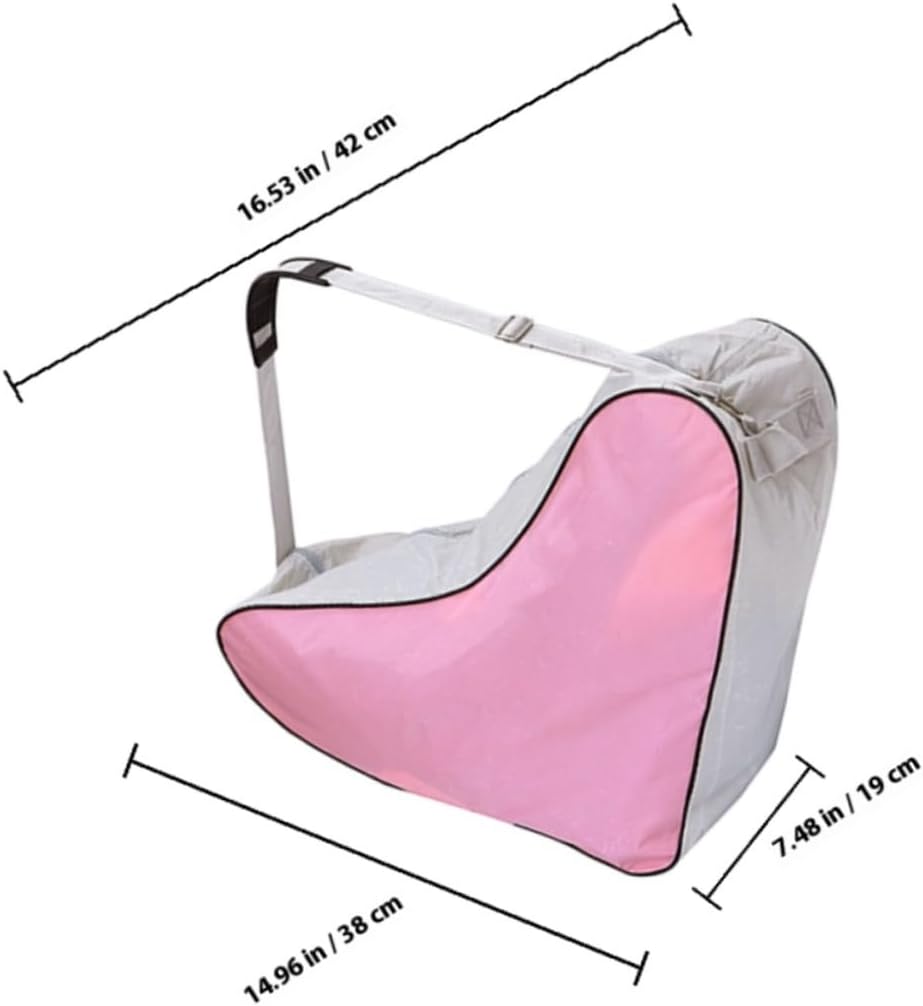 VALICLUD 2 Pcs Roller Skates Bag Protective Pouch Outdoor Handbag for Ice Skates Storage and Transport