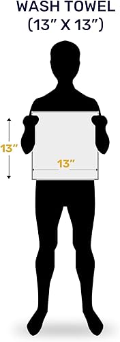 Vista 22 de California Design Den Juego de 4 toallas de baño suaves y esponjosas 100% algodón, secado rápido y altamente absorbentes, perfectas para el uso Gris